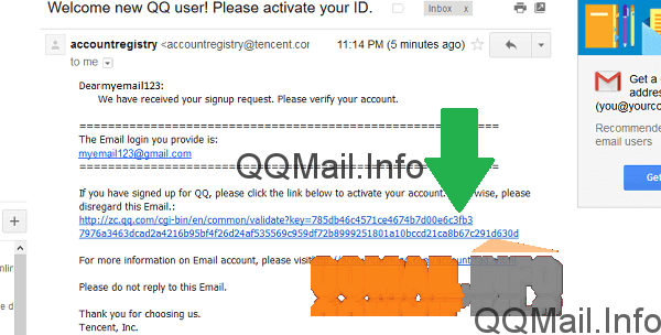 qq mail activate account